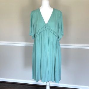 Aqua Maternity Dress